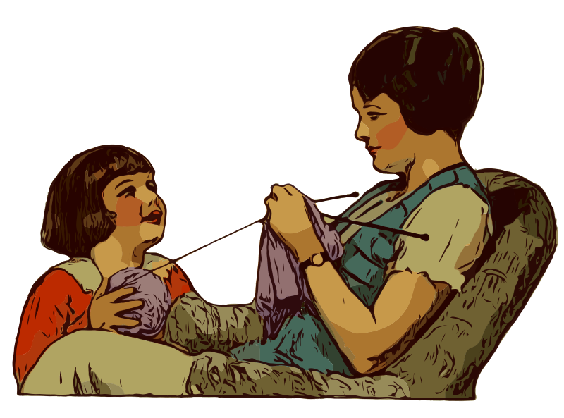 Knitting Mother