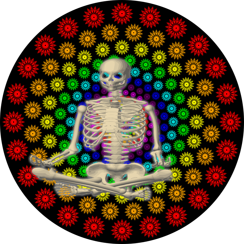 Meditating Skeleton
