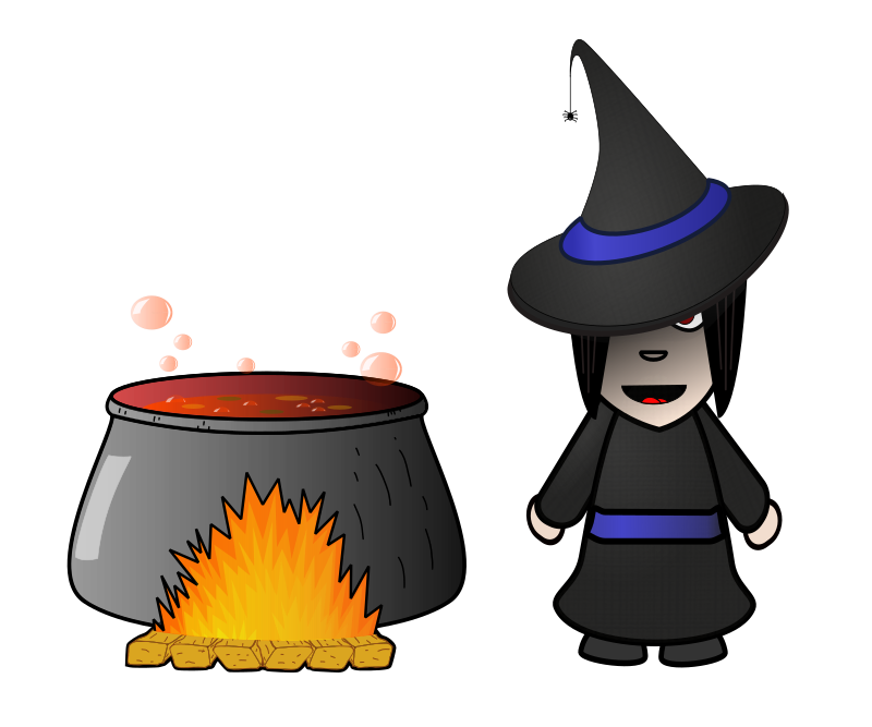 Witch and a Cauldron