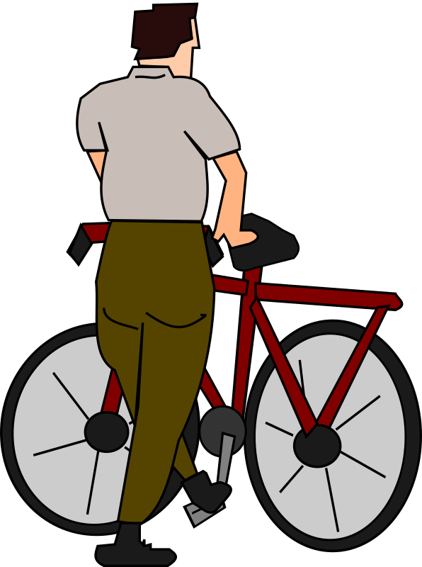 Man with Bike