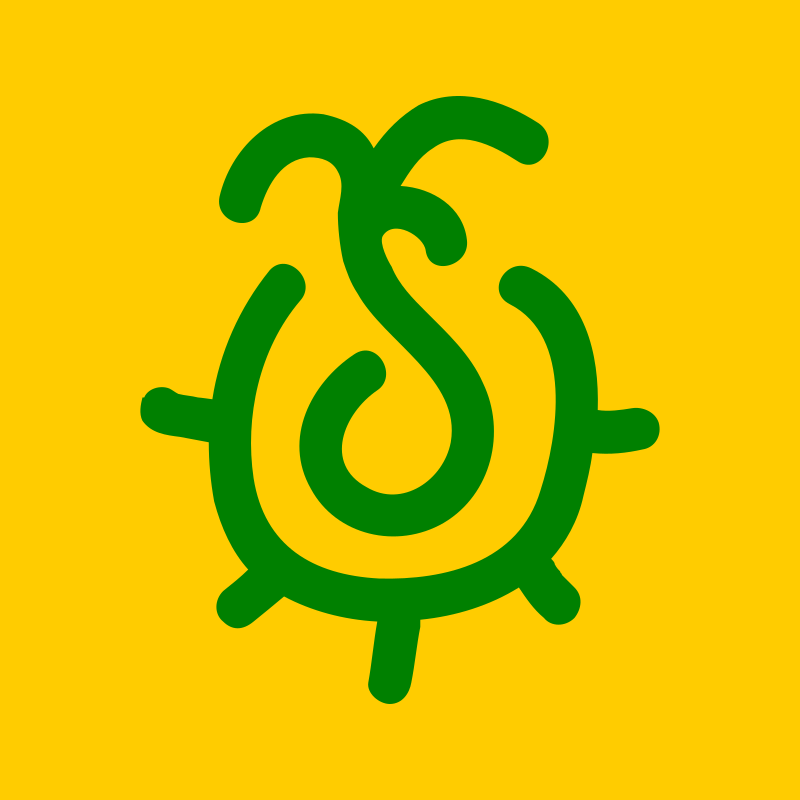 Solarpunk logo twist