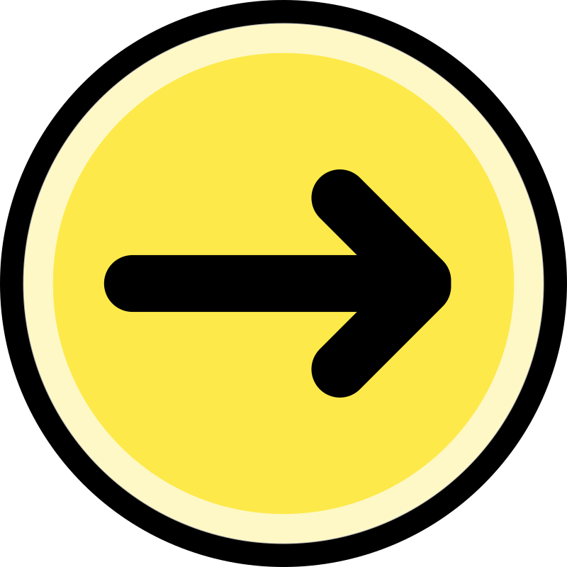 Button - Next/Forward/Right (yellow & black)