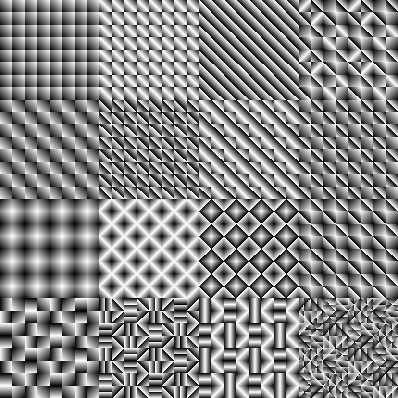 greyscale gradient patterns