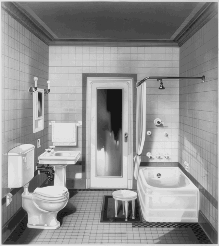 Sketch for bathroom for typical U.S. home, circa 1927