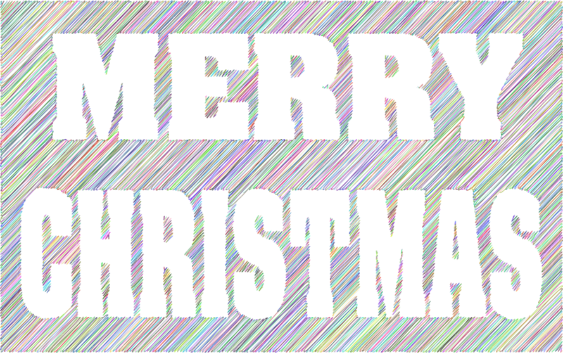 Merry Christmas Typography No BG
