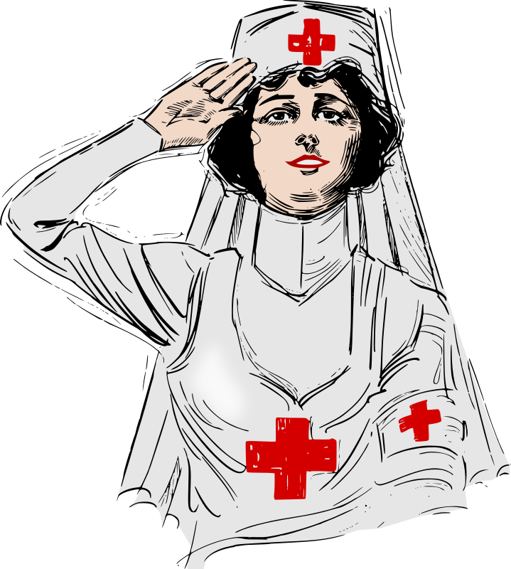 Nurse at War - Colour Remix