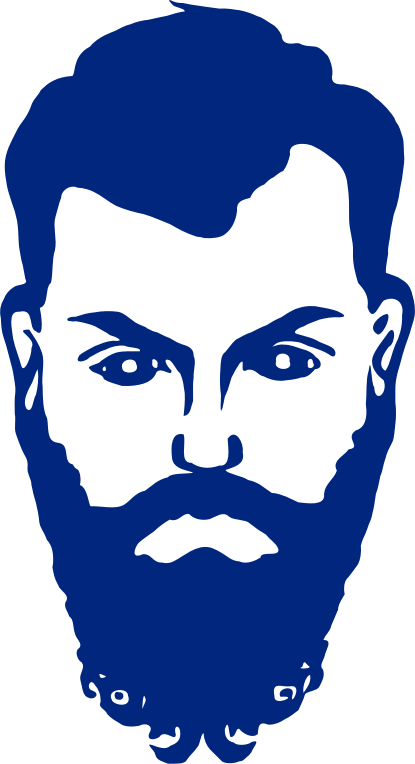 Blue Beard Man