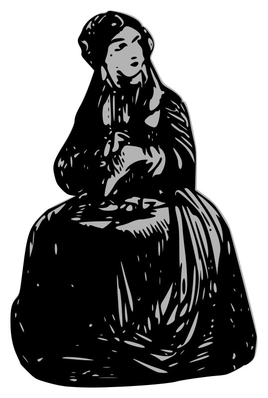 Sitting Victorian Woman