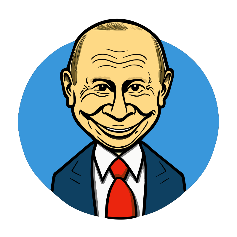 Vladimir Putin caricature
