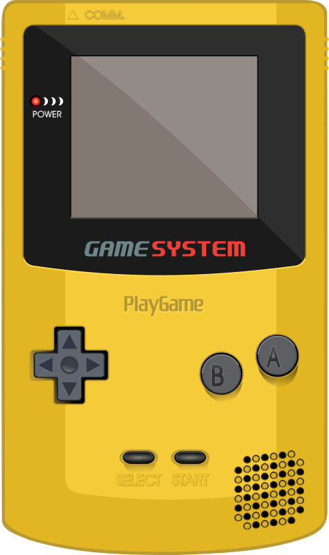 Video Game System Portative - Yellow