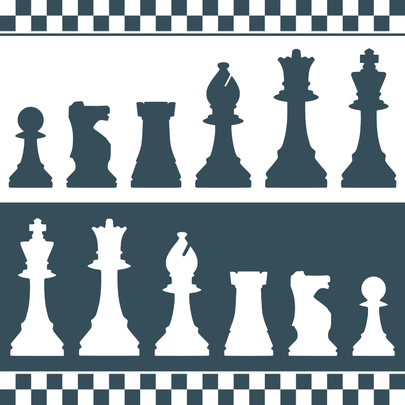 Staunton Style Chess Pieces - Silhouettes