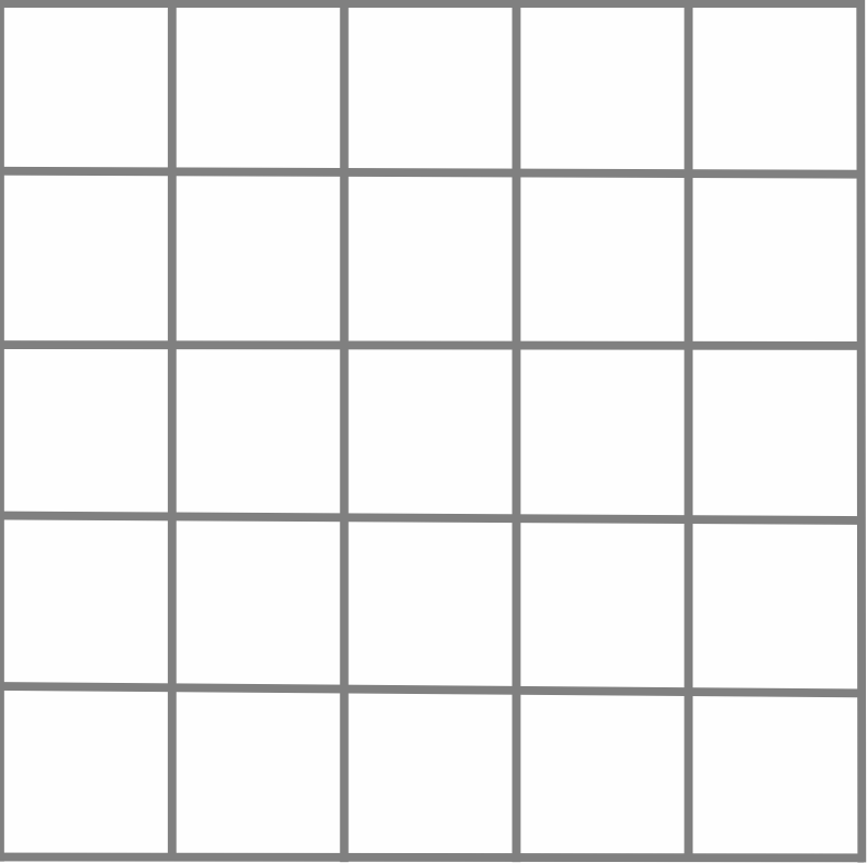5 grid Template 