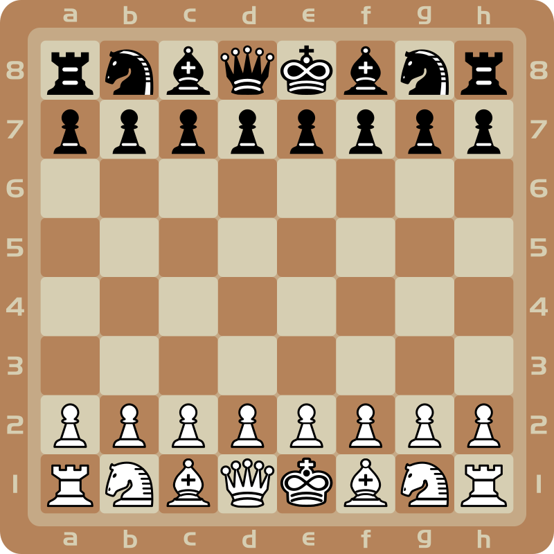 Chess 2d - Brown squares