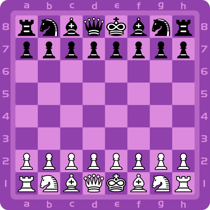 Chess 2d - Purple squares