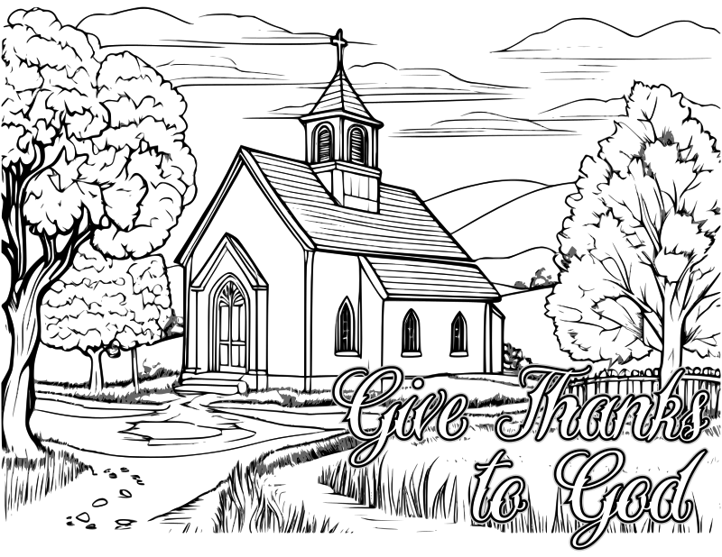 Coloring Page for Thanksgiving