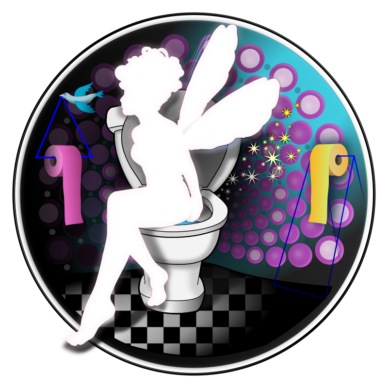 Fairy @ the toilet 