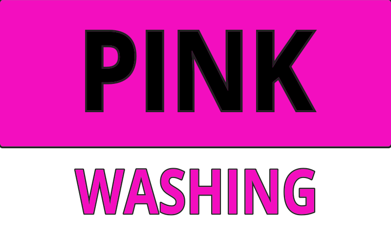 pink washing two tone poster