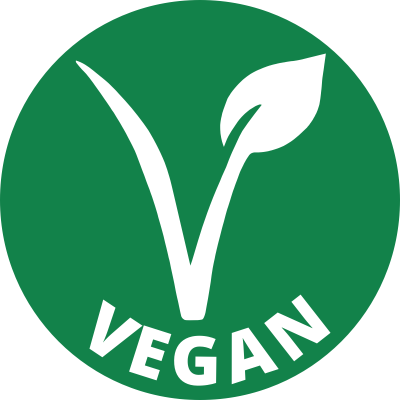 Vegan v word sticker 