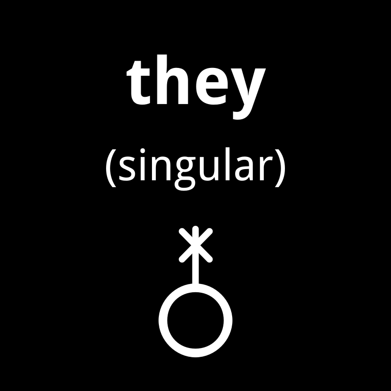 gender-queer icon pronouns they singular 