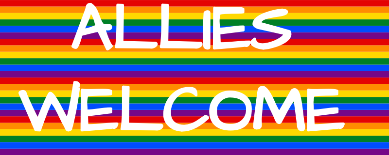 Pro-LGBT allies welcome on stripes