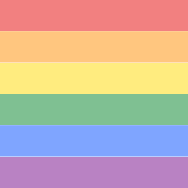 LGBT gay pride flag square filter 50 percent 