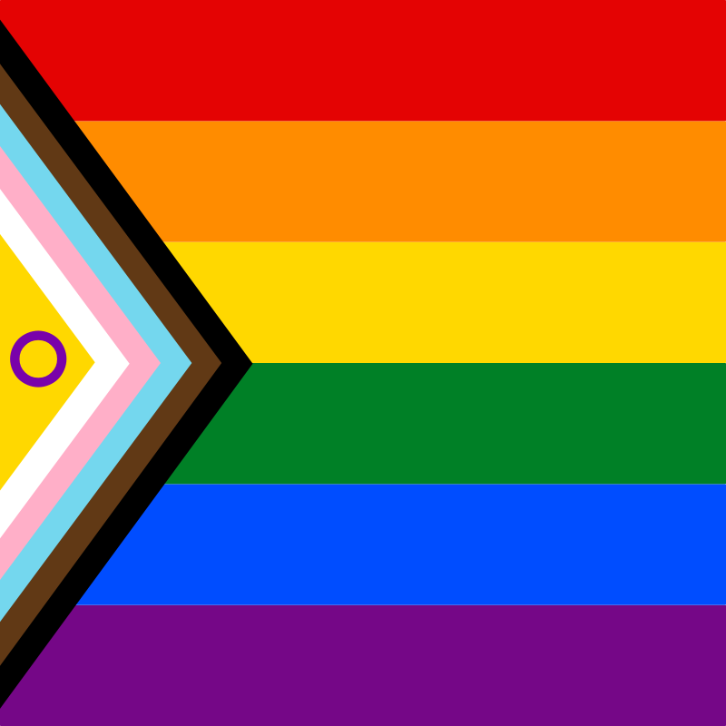 LGBT Progress Pride POC intersex flag square avatar 