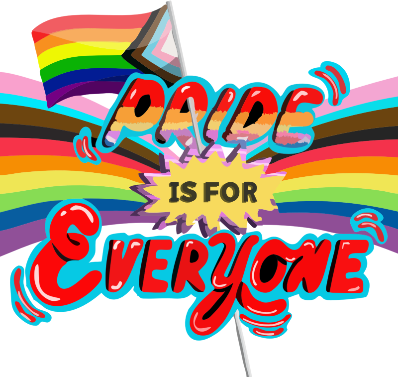 Pride is for everyone CDC no background 