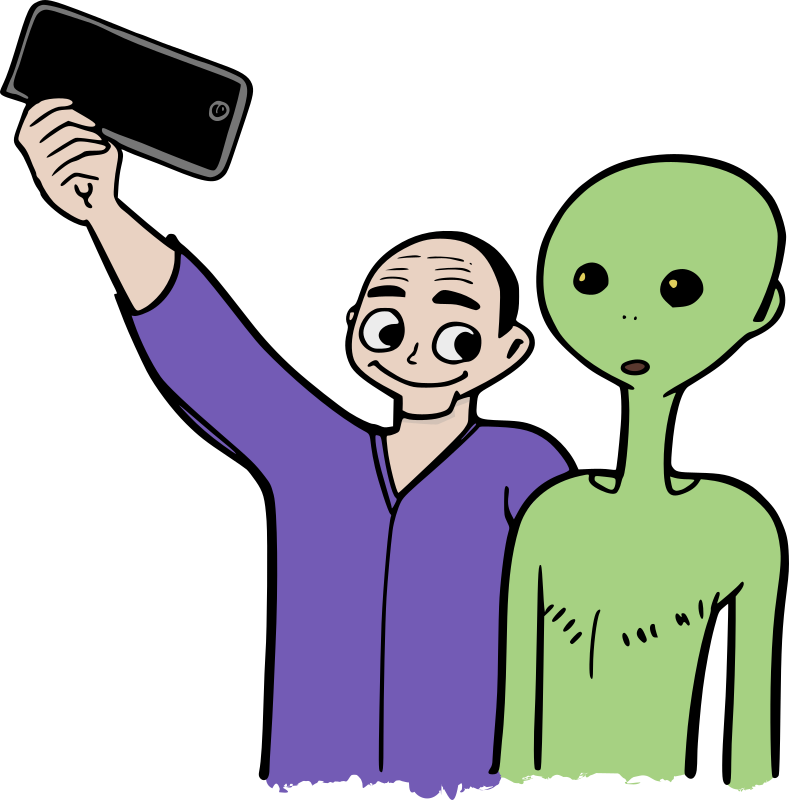 Selfie with an Alien