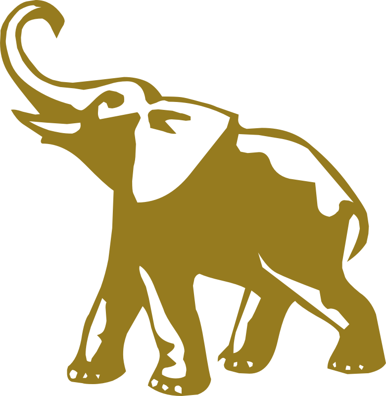 Golden elephant