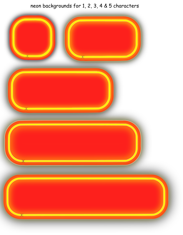 Neon Numerals-backgrounds