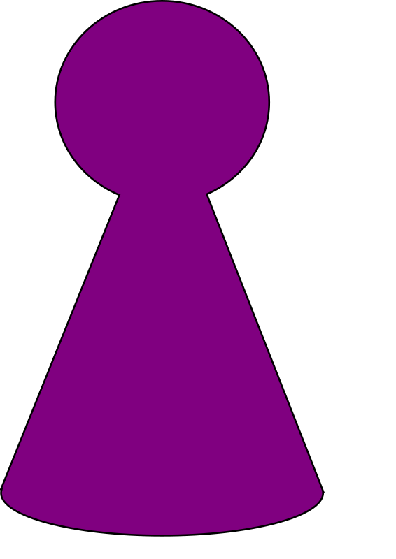 Ludo Piece - Plum Purple