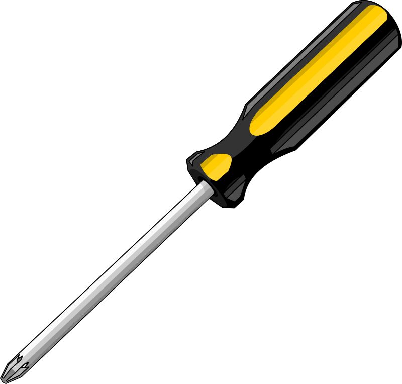 A screwdriver
