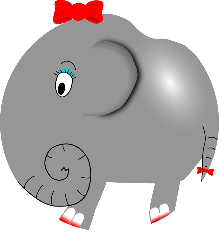 Elephant Girl - Funny Little Cartoon