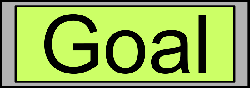 Digital Display with "Goal" text