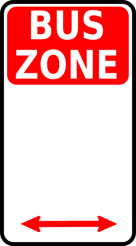 sign-bus zone