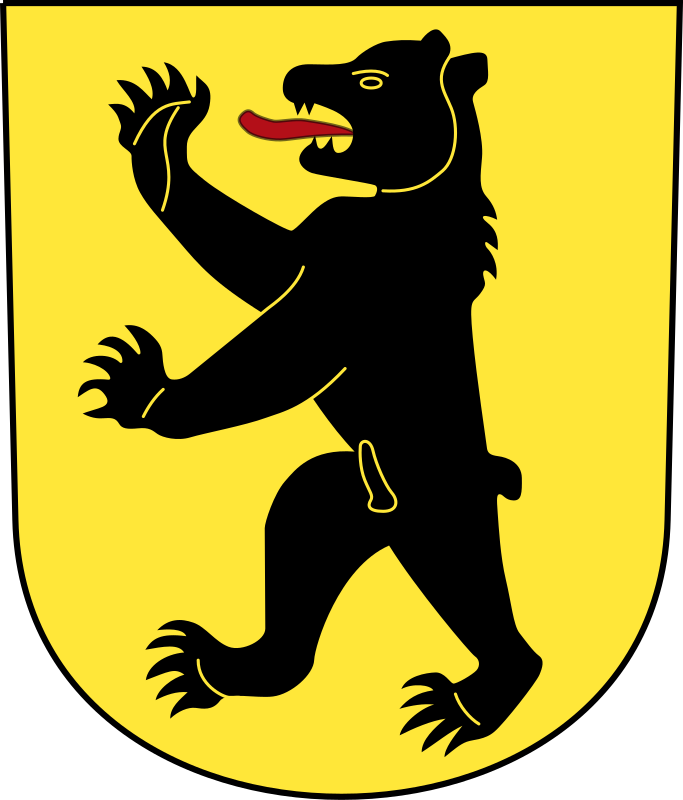 Swiss Bretzwil Coat of Arms as a Shield